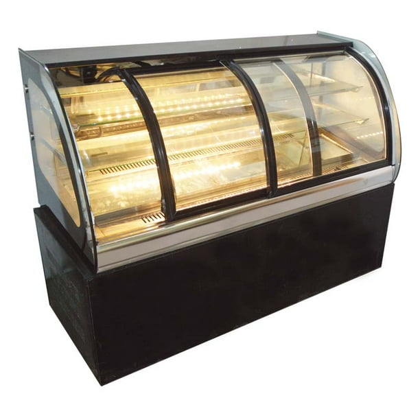 INTSUPERMAI Commercial 47" Countertop Refrigerated Cake Showcase Bakery