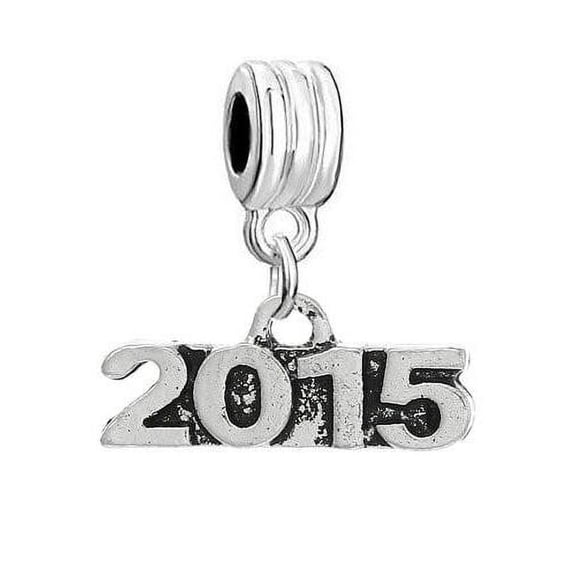 2015 Charm Dangle Bead Compatible with Snake Chain Bracelet
