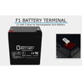 thumbnail image 4 of 12V 5AH SLA Replacement Battery for Razor E100 Pink 13111261, 4 of 6