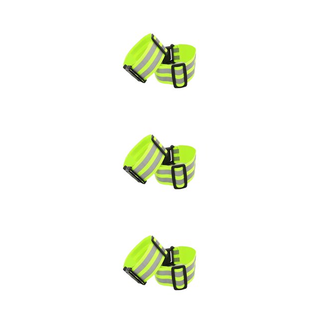 Wosthever 2 piezas de reflectante, muñequera ajustable para caminar, seguridad, portátil, para ciclismo, correa para el brazo, Type1