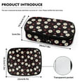 thumbnail image 3 of COEQINE Daisy Diabetic Supplies Bags nsulin Vial Carrying Travel Case Protector Insulin Cooler Travel Organizer for Daily Use with Transparent pocket for Patients with Diabetes, 3 of 7