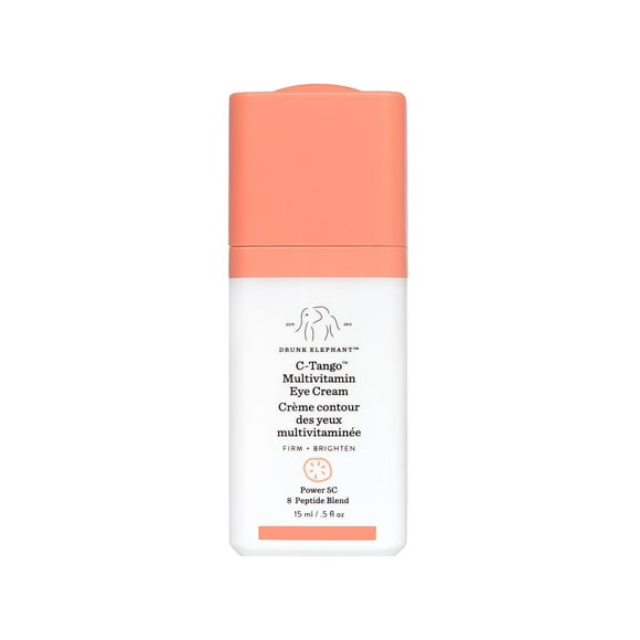 Drunk Elephant C-Tango Multivitamin Eye Cream - 15 ml/.5 fl oz - Vitamin C Eye Cream - Clean Clinical Skincare - Cruelty-Free - Dermatologi