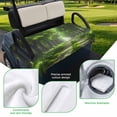 thumbnail image 5 of Golf Cart Seat Covers for 2 Seater,Green Trees Microfiber Cart Seat Towel Blanket,Forest Art Decor Spring Summer Nature Leaf Absorbent Breathable NonSlip Bench Seats Protector for Golf Course 51"x31", 5 of 9