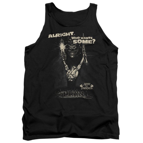 Army Of Darkness Want Some Adult Tank Top Black