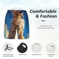 thumbnail image 3 of Naloa Starry Sky Cloud Dog Print Men Swim Trunks with Compression Liner ,Board Shorts,Men's Swim Shorts with Drawstring and Elastic Waistband-3X-Large, 3 of 6