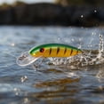 thumbnail image 5 of MInHoues Floating Minnow Fishing Lure, 4.13" Hard Plastic Artificial Swimbait with Treble Hooks, Realistic Long Casting Bait for Bass, Freshwater Saltwater Tackle Gear, 5 of 5