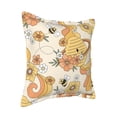 thumbnail image 2 of Bingfone Decorative Pillow Covers 16"X16" Groovy Floral Couch Pillow Cases Modern Farmhouse Covers For Couch Sofa Bed, 2 of 9