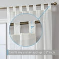 thumbnail image 2 of Addison Sheer Tab Top Curtain Panels, 2 of 4