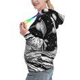 thumbnail image 2 of Kdxio Cosmic Landscape Celestial Art Print Womens Oversized Hoodies Sweatshirts Hooded Pullover Tops Sweaters Casual-X-Large, 2 of 7