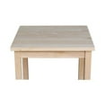 thumbnail image 3 of International Concepts Table d'Appoint Non Fini Prêt à Assembler, 3 of 5