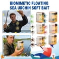 thumbnail image 2 of TPE Biomimetic Sea Urchin Fishing Bait – 2 Pack Floating Soft Lure with Reflective Stars – Urchin-Style Bass Bait for Freshwater & Saltwater – 6 Colors Available, 2 of 6