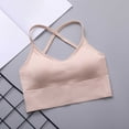 thumbnail image 4 of Sngxgn Womens Longline Sports Bra - Workout Crop Tank Tops Padded Yoga Bra(Pink,M), 4 of 9