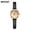 Leather_black gold, variant on Slim 3D Dial Women's Watch – Modern Minimal Design with Water Resistance