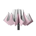 thumbnail image 1 of YSTIANN Reverse Umbrella with Reflective Strips, 3-Fold Automatic Sun & Rain Protection - Double-Layer Windproof Design for Outdoor Travel & Commuting AZ78-4815, 1 of 6