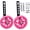 For Length of Bicycle rear axle less than 0.4 inch, variant on Training Wheels for Bicycle,Flash Mute Wheel Compatible for Bikes of 12-20 Inch 1 Pair