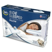 Serta Gel Memory Foam Side Sleeper Pillow - High Loft, Cool Touch, Cradling Comfort (1 Count)