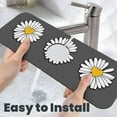 thumbnail image 6 of Kdxio Keep Life Simple Daisy Flower Pattern Non-Slip Diatom Mud Faucet Drain Pad,Self Absorbent Mat for Kitchen Sink for Variety Kitchen & Bathroom Countertops, 6 of 7