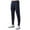 Navy, variant on BXINGOHAI Men's Joggers with Zipper Pockets Winter Warm Pants Athletic Workout Gym Sweatpants for Men XL