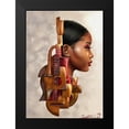thumbnail image 2 of Muhammad, Salaam 18x24 Black Modern Framed Museum Art Print Titled - Mahogany Strings, 2 of 5