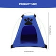 thumbnail image 2 of FESTFENDS Small Animal Cooling House Dog House Blue Breathable Summer 1Set, 2 of 8