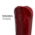 thumbnail image 5 of DREAM PAIRS Women’s Knee High Western Cowboy Boots Retro Embroidered Square Toe Cowgirl Boots, 5 of 8