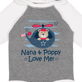 thumbnail image 4 of Inktastic Nana and Poppy Love Me Boys Long Sleeve Baby Bodysuit, 4 of 5