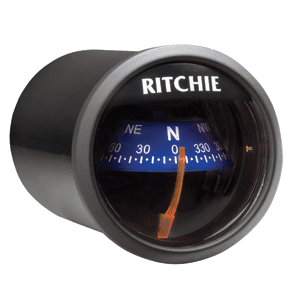 Black/Black Ritchie X-21BB RitchieSport Compass Dash Mount 1 