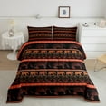 thumbnail image 2 of Erosebridal Wildlife Elephant Bedding Sets Full with Comforter,Aztec Bohemian Duvet Insert,Hippie Decoration,Reversible,3pcs, 2 of 8