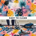 thumbnail image 5 of Palm Leaves Outdoor Rug for Patio/Deck/Porch, Non-Slip Large Area Rug 5 x 7 Ft, Colorful Tropical Plant Summer Flower Indoor Outdoor Rugs Washable Area Rugs, Reversible Camping Rug Carpet Runner, 5 of 8