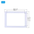 thumbnail image 2 of Unique Bargains 5x7 Magnetic Picture Frame, 5pcs Magnetic Frame Magnetic Photo Frames Reusable for Refrigerator, White, 2 of 7