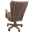 thumbnail image 2 of Classic Caster Solid Wood Dining Chair - Watusi Madder Red Fabric - White Wash, 2 of 2
