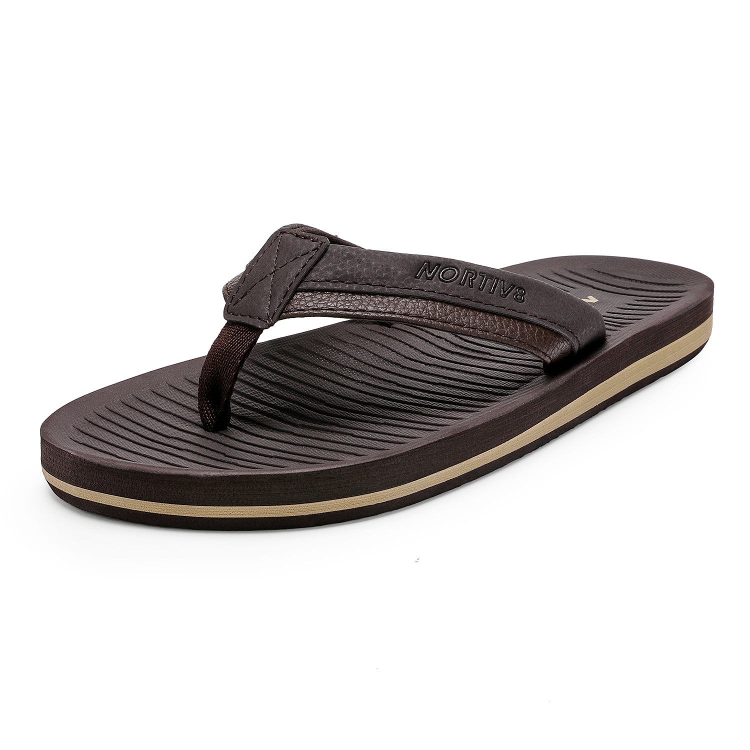 Flip Flops for Men~HOTSELL〔☀ㄥ☀〕Adults Brasil Flip Flops Mens Flip Flops Color Stripe Mules Lightweight Slippers Sandals Comfy Summer Shoes for Beach/Pool Size 6-9 UK