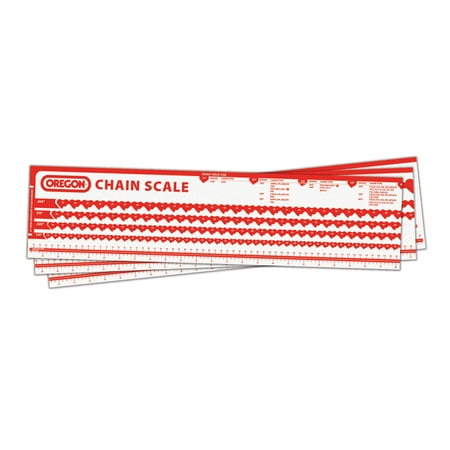 Oregon Chainsaw Chain Scale Reference Guide Chart Defines Type Pitch