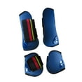 thumbnail image 3 of jinwen 4 Pieces Horse Tendon Boots Wraps for Cross Country Riding Sessions Training Navy Color, 3 of 9