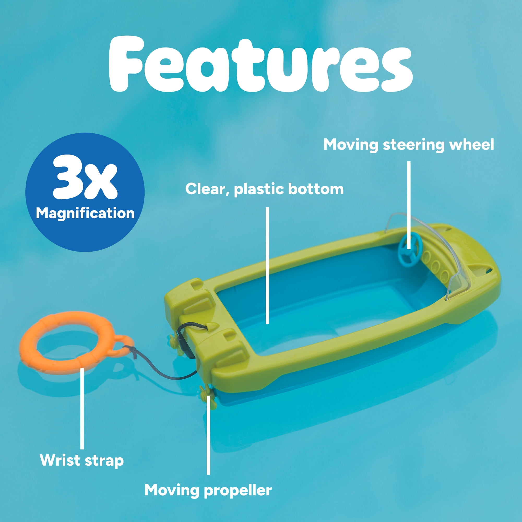 Educational Insights GeoSafari Underwater Explorer Boat, Water Toy, Kids Ages 3 and up