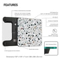 thumbnail image 3 of DUKAP LIFE Unique Digital Bathroom Body Weight Scale with Hidden LED Screen Display - TERRAZZO Design, 3 of 6