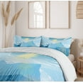 thumbnail image 6 of Ambesonne Deer Hunting Duvet Cover Set, Mountain Fauna Sunrise, 2-Calking, Cream Sea Blue, 6 of 7