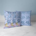 thumbnail image 6 of Papillon Paradise Indoor/Outdoor Pillow with Removable Cover in Blue 16x16, 6 of 7