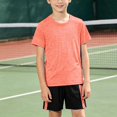 thumbnail image 6 of Miqool Boys 2-Piece Summer Athletic Sets Quick Dry Short Sleeve Elastic Waist Shorts Lightweight Sports Sets 1-15 Years, 6 of 9