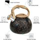 thumbnail image 2 of Hervidor con silbido ZHCH tetera de acero inoxidable 2,8 l color negro, 2 of 5