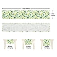 thumbnail image 2 of JOOCAR St. Patrick's Day Table Runner, Light Green Small Clover 13x72 Inch Table Runner, Suitable for St. Patrick's Day Kitchen Dining Table Table Holiday Decoration, 2 of 5