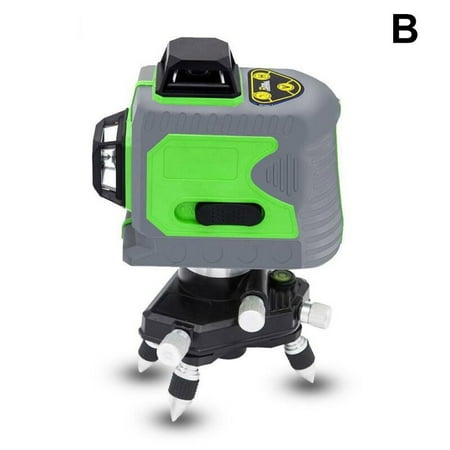 

Euro Regulations 12 Line 3D Infrared Ray Level Self-Leveling Pivoting Base with Green Beam