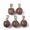 Goldstone, variant on 20x Natural Gemstone Charms Pendant with Iron Hooks Mixed Crystals Stone-Labradorite