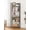 Grey, variant on XX Storage Shelf, Bookshelf With 5 Shelves, Steel Frame, For Living Room, Entryway, Office, Industrial Style, Rustic, 24.4"L X 9.4"W X 65"H (62 X 24 X 165 Cm), Black, Grey, Brown