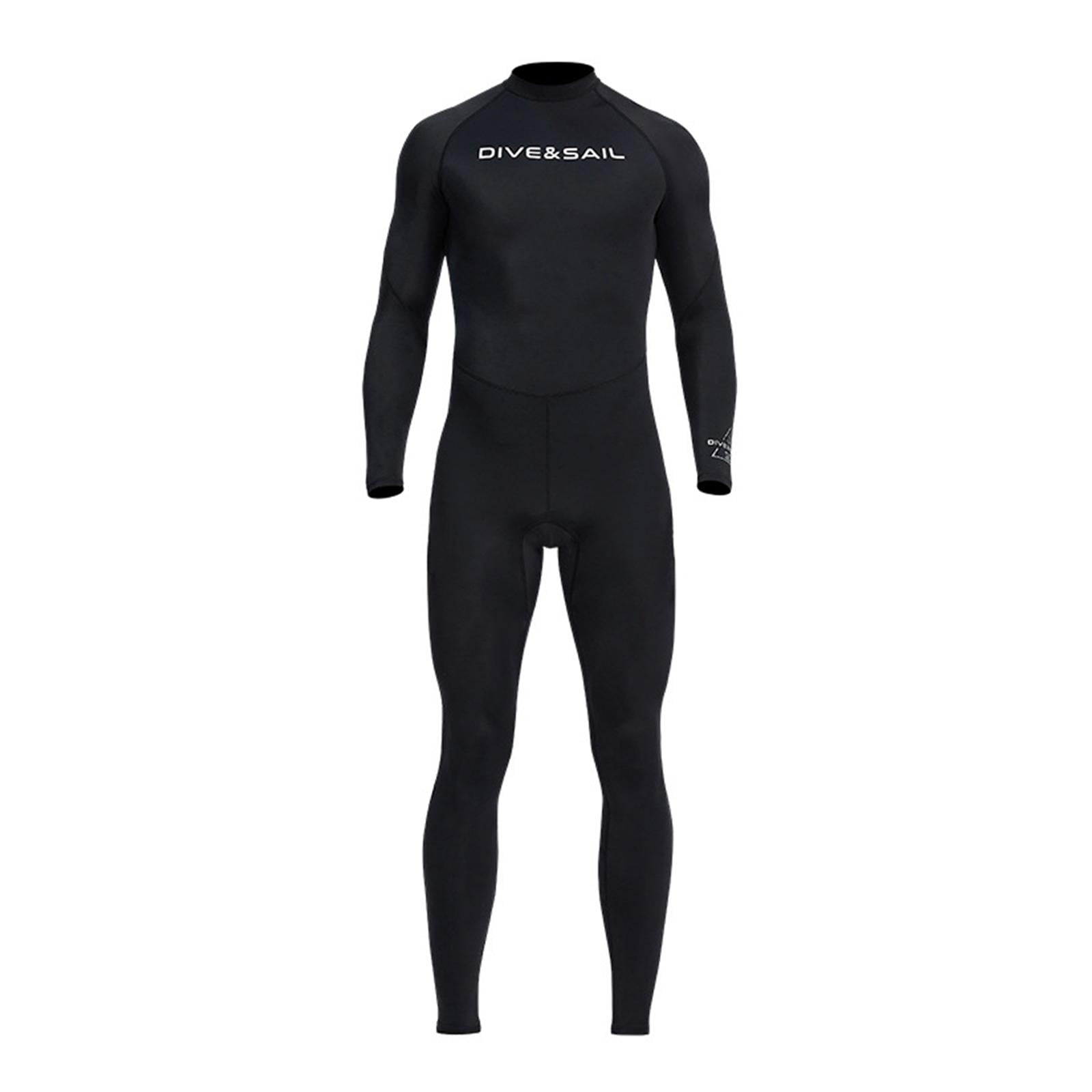 Premium Men Diving Wetsuit Full -piece Back Zipper Diving Rash Guards Scuba Snorkeling Kayaking Jumpsuit , XXL, XL XXL