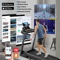 thumbnail image 3 of 3HP Treadmill with Incline and Handles, Portable Foldable Heavy Duty Treadmill for Home, 300-350 lbs Capacity, 7.5 MPH, 71 Programs, Free App Workouts, Walking, Jogging, Running Machine, 3 of 13