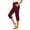 38# Wine, variant on Petite Capris for Women Petite Length Pull on High Waist Tummy Control Athletic Exercise Yoga Leggings Summer Workout Stretchy Below Knee Long Shorts Jegging with Pockets Blue S