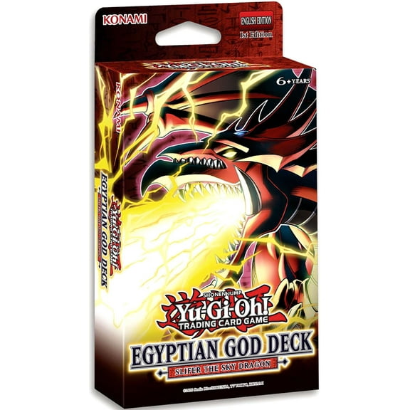 Konami YuGiOh Trading Card Game Slifer the Sky Dragon Egyptian God Deck