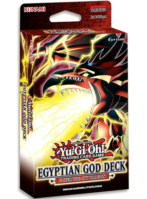 Konami YuGiOh Trading Card Game Slifer the Sky Dragon Egyptian God Deck