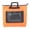 Orange, variant on BIMZUC 48L Folding Fish Bucket EVA Thicken Waterproof Live Bait Storage Container with Zippered Side Pocket and Handles for Outdoor Fishing, Black (21.26 in / 54 cm)